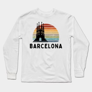 Barcelona inspired design Long Sleeve T-Shirt